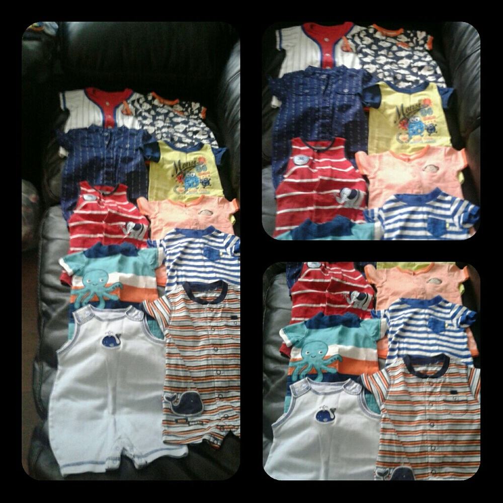 12 pcs  boy rompers